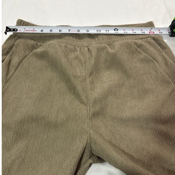 NWT Halara Ribbed High Waisted Pocket Wide Leg Casual Pants Womens Large Casual - Picture 9 of 9